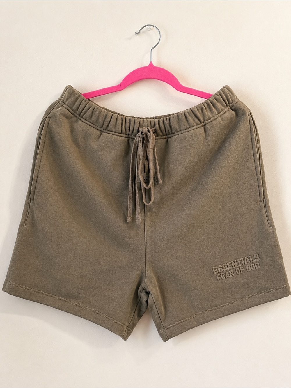 Essentials Off Black Shorts Small